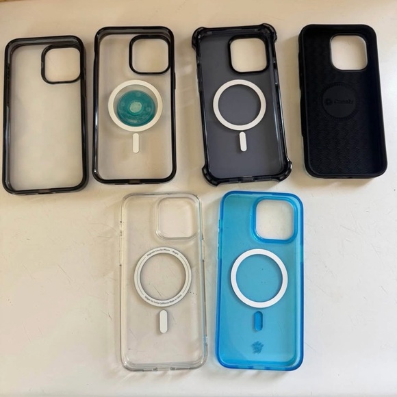 Six iPhone 15 Pro Max Cases - Casetify / Casely / Spigen / Velvet Caviar - Picture 2 of 7